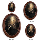Renaissance Fallen Angels Oil Painting, Dark Academia Wall Art, Moody Baroque Framed Canvas, Gothic Mythology Decor, Wood Framed Horror Gift
