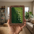 Sheep Wall Art, Green Meadow Painting, Farmhouse Decor, Framed Canvas Wood Art, Countryside Landscape, Sheep Lover Gift, Rustic Home Decor