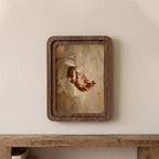 Jesus Hand Wall Art, Christian Home Decor, Reach Out Religious Painting, Framed Canvas Wood Art, Catholic Gift, Spiritual Office Decor, Gift