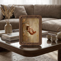 Jesus Hand Wall Art, Christian Home Decor, Reach Out Religious Painting, Framed Canvas Wood Art, Catholic Gift, Spiritual Office Decor, Gift