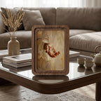 Jesus Hand Wall Art, Christian Home Decor, Reach Out Religious Painting, Framed Canvas Wood Art, Catholic Gift, Spiritual Office Decor, Gift