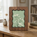 Baby‘s Breath Wall Art, Sage Green Floral Wood Frame, Minimalist Botanical Decor, Wedding Anniversary Gift, Laser Cut Wood Art, Flower Art