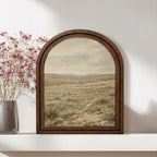 Good Shepherd Art, Jesus Painting, Arched Wood Frame, Christian Wall Decor, Christ Lamb Print, Religious Picture Frame, Catholic Home Gift