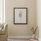 Pressed Flower Art, Wood Picture Frame, Botanical Wall Decor, 3D Layered Wood Sign, Wildflower Canvas, Plant Lover Gift, Rustic Home Decor