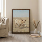 Longhorn Wall Art, Wood Picture Frame, Country Cow Decor, 3D Layered Wood Sign, Western Canvas Print, Farmhouse Gift, Rustic Home Decor
