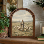 Christian Wall Art, Good Shepherd Art Scripture Wall Art, Jesus Wall Art, Kids Room Art, Christian Scripture Gift
