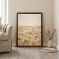 Jesus Christ wall art, The good shepherd print, Christian home decor, Scripture wood sign, LDS religious painting, Framed canvas artwork