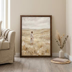 Jesus Good Shepherd, Christian Wall Art, Religious Oil Painting, Scripture Home Decor, Framed Canvas Wood Art, Catholic Gifts, Christ Print