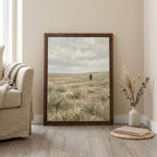 Jesus Good Shepherd, Christian Wall Art, Religious Oil Painting, Scripture Home Decor, Framed Canvas Wood Art, Catholic Gifts, Christ Print