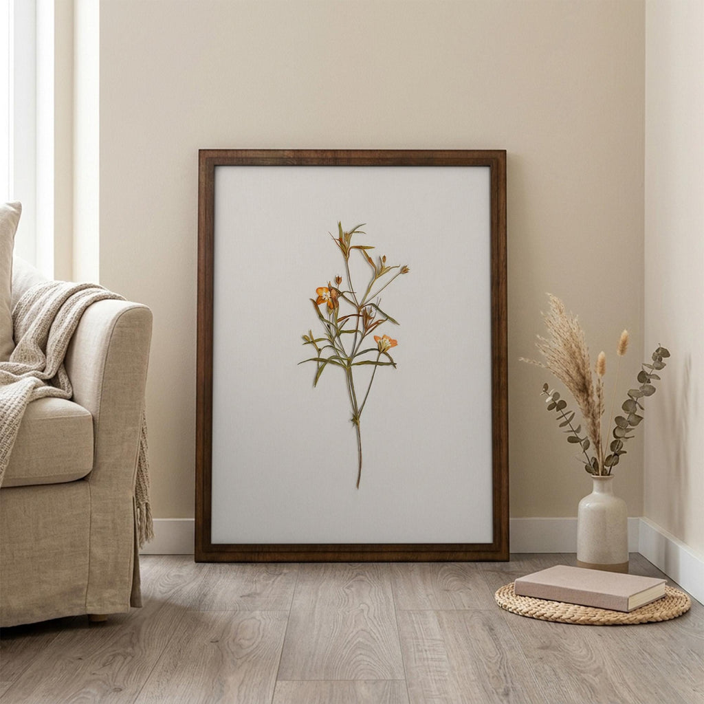Pressed Flower Art, Wood Picture Frame, Botanical Wall Decor, 3D Layered Wood Sign, Wildflower Canvas, Plant Lover Gift, Rustic Home Decor