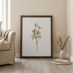 Pressed Flower Art, Wood Picture Frame, Botanical Wall Decor, 3D Layered Wood Sign, Wildflower Canvas, Plant Lover Gift, Rustic Home Decor