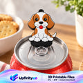 Beagle Puppy Soda Can Opener Keychain STL File with Nail Saver