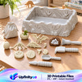 Dinosaur Fossil Dig Playset STL Bundle with Skeletons Eggs and Tools