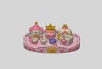 Princess Tea Party Playset STL Bundle with Castle Carriage and Crown