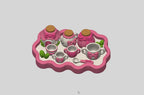 Coquette Bow Cottage Playset STL Bundle with Tray Teapot Cups and Jars