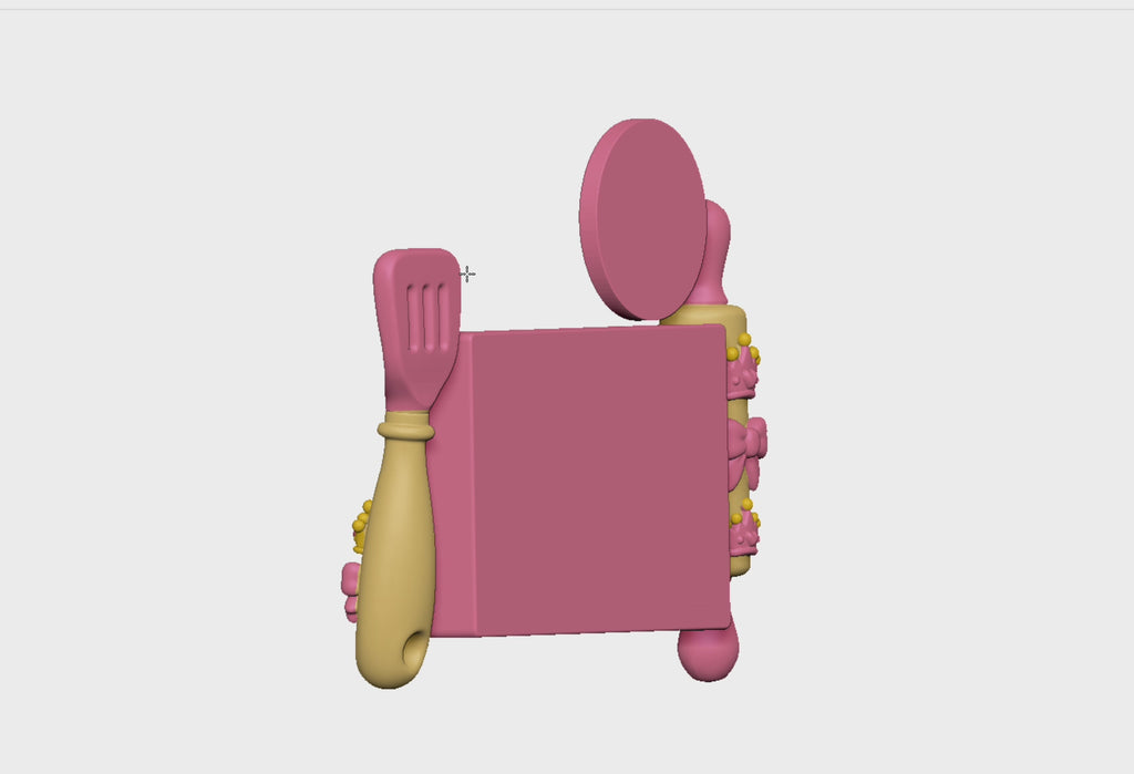 Princess Baking Playset STL Bundle with Cookies Tray and Rolling Pin
