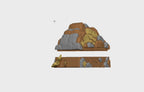 Dinosaur Sandbox STL Bundle with Rock Lid Fossil Bucket and Scoop