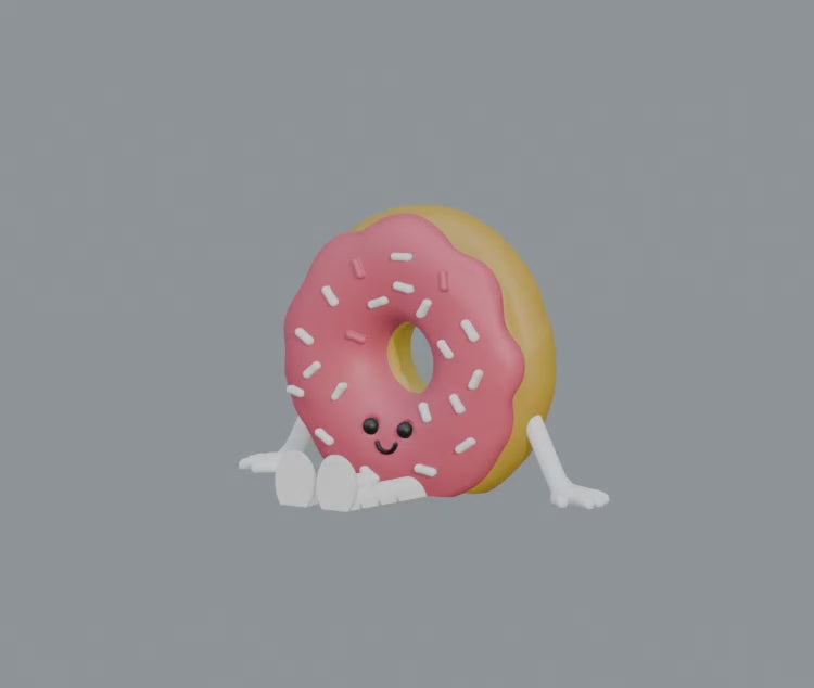 Dessert Shelf Sitter STL Bundle with Cake Donut Waffle and P 2