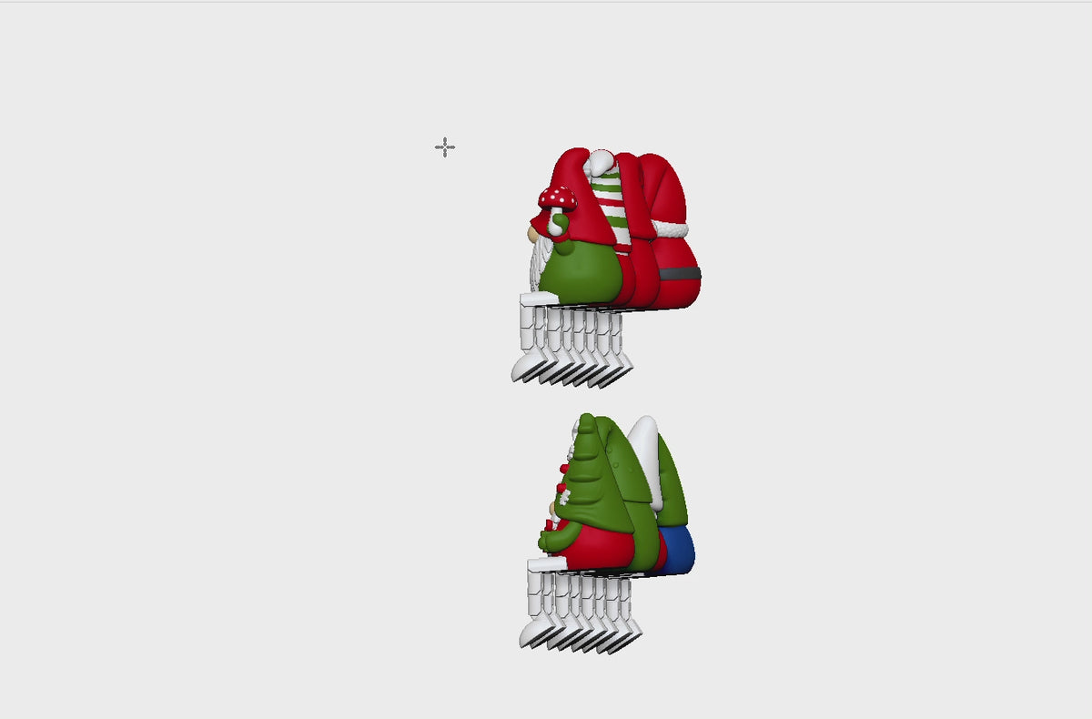 Flexi Christmas Gnome STL Bundle with 8 Shelf Sitter Gnomes 2