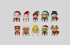 Flexi Christmas STL Bundle with Santa Elf Angel and Nutcrack 2