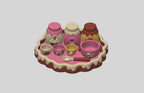 Bakery Playset STL Bundle with Tray Bowls Jars and Spoon